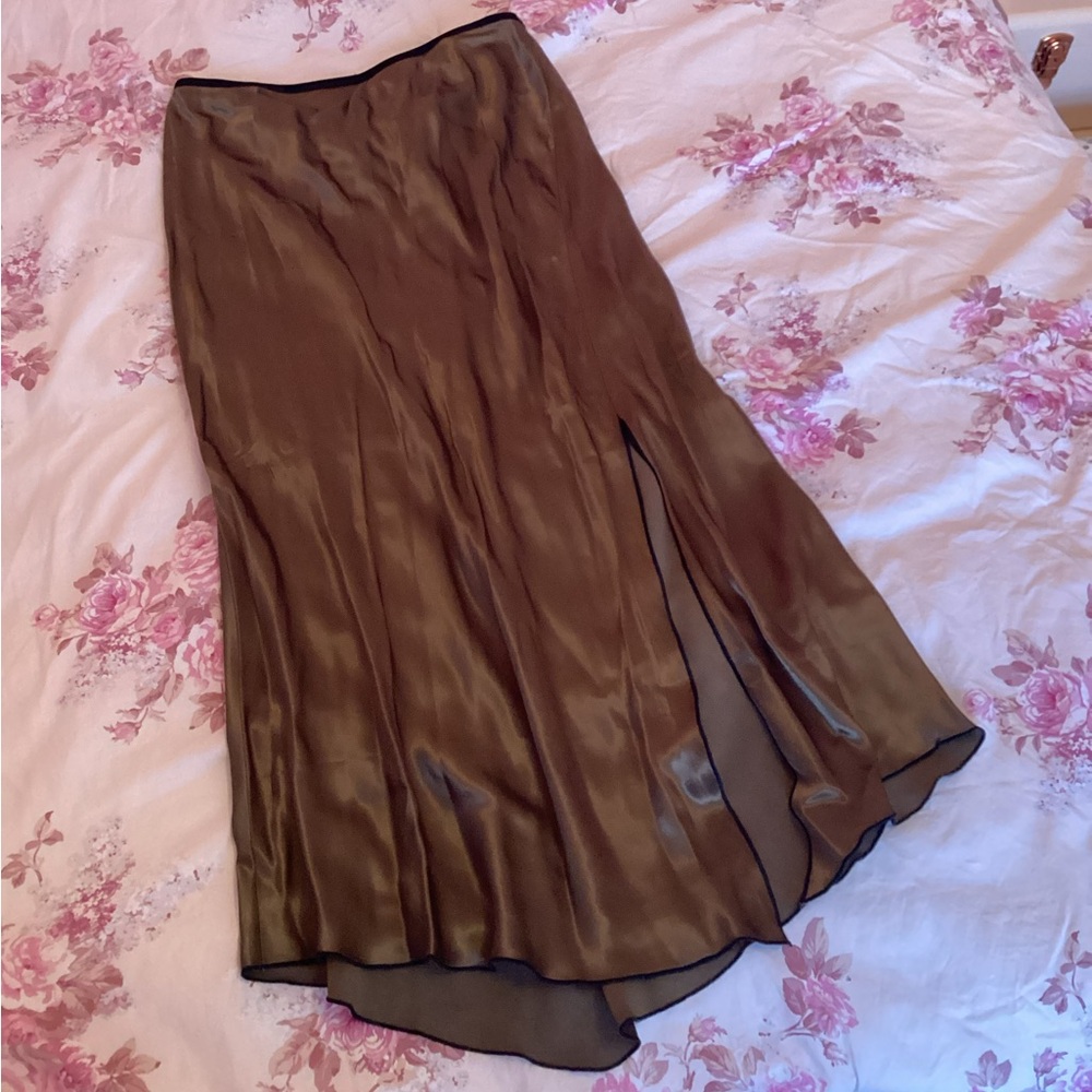 Rails Anya Brown Expresso Midi Slip Skirt NWT new with tags Medium